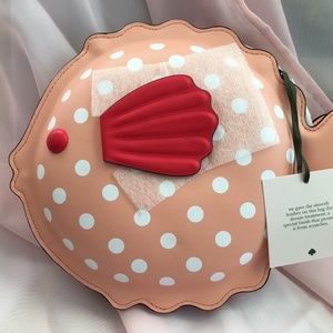 NWT Kate Spade puffy puffer fish crossbody Bag Clutch Handbag